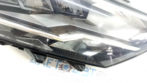 Фара передня права VW Jetta 19-24 у зборі LED, сколи, павутина під склом