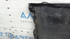 Бампер задній голий VW Jetta 22-26 срібло, подряпини, надриви, тріщини, відсутній фрагмент