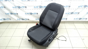 Сидіння водія VW Jetta 22-26 без airbag, механічне, тканина чорна, під хімчистку