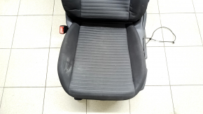 Сидіння водія VW Jetta 22-26 без airbag, механічне, тканина чорна, під хімчистку