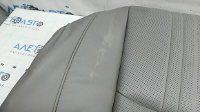 Подушка заднього ряду сидінь 2 ряд Honda Accord 18-18 шкіра світло-сіра, з підігрівом, перфорація, під хімчистку