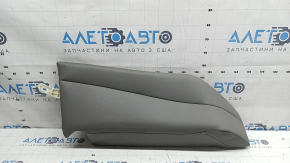 Боковушка заднього сидіння права Honda Accord 18-19 шкіра світло-сіра, під роздільну спинку, під хімчистку