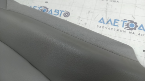 Боковушка заднього сидіння права Honda Accord 18-19 шкіра світло-сіра, під роздільну спинку, під хімчистку