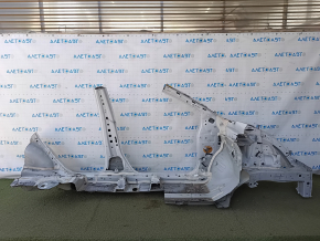 Чверть передня ліва Honda CRV 20-22 hybrid відпилена, з центральною стійкою, із заходом сонця, біла