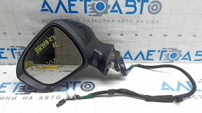 Зеркало боковое левое в сборе Nissan Ariya 23-26 9+1 пинов, черное, подогрев, BSM, камера, Empower+, царапины