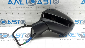 Зеркало боковое левое в сборе Nissan Ariya 23-26 9+1 пинов, черное, подогрев, BSM, камера, Empower+, царапины