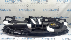 Торпедо передня панель з Airbag Honda Accord 18-22 чорна, під проекцію
