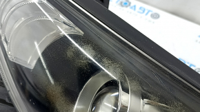 Фара передняя левая Kia Niro 17-19 HEV, PHEV с кронштейном, галоген, LED ДХО, под полировку, паутина, отклеился уплотнитель