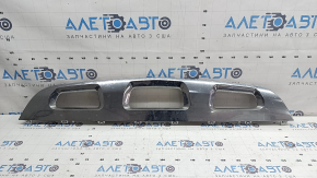 Накладка губы переднего бампера Mercedes GLC 300 20-22 хром, AMG pkg, сколы