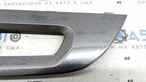 Накладка губы переднего бампера Mercedes GLC 300 20-22 хром, AMG pkg, сколы