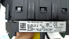 Подушка безпеки airbag в кермо водійська Audi Q5 80A 18-24 чорна, тип 1, подряпини