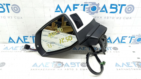 Зеркало боковое левое в сборе Audi Q5 80A 18-25 15 пинов, автозатемнение, поворотник, BSM, подогрев, белое