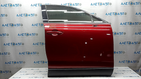 Дверь в сборе передняя правая Toyota Venza 21-24 keyless, красный 3T3, погнут молдинг, царапины