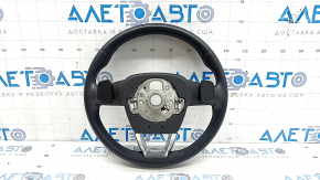 Кермо голе Audi Q5 80A 21-23 шкіра, чорний, з підігрівом, без кнопок, з пелюстками, подряпина, прим'ята шкіра