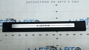 Накладка порога передня права Nissan Ariya 23-26 з хром вставкою E-4ORCE, подряпини
