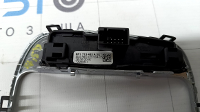 Накладка шифтеру Audi Q3 8U 15-18 хром, тички