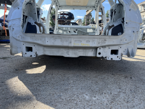 Задняя панель Audi Q5 80A 18-25 2 части, на кузове, белая