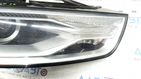 Фара передня права в зборі Audi Q3 8U 16-18 ксенон, полірування, жовтить DRL