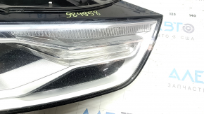Фара передня права в зборі Audi Q3 8U 16-18 ксенон, полірування, жовтить DRL