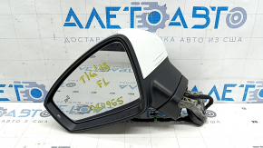Зеркало боковое левое VW Tiguan 18-19 6+2 пинов, BSM, поворотник, подогрев, белое