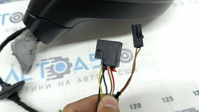 Зеркало боковое левое VW Tiguan 18-19 6+2 пинов, BSM, поворотник, подогрев, белое