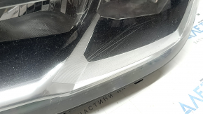 Фара передняя левая VW Tiguan 18-21 галоген, ДХО LED, песок, царапины