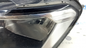 Фара передняя левая VW Tiguan 18-21 галоген, ДХО LED, песок, царапины