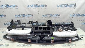 Торпедо передняя панель с AIRBAG Hyundai Tucson 22-26 черная под 4.2" щиток приборов, царапины