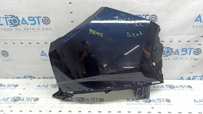 Бампер задний голый правая часть Hyundai Tucson 22-26 Korea, синий