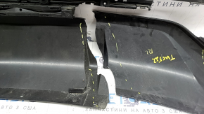 Бампер задний голый нижняя часть Hyundai Tucson 22-24 без парктроников, структура, Korea, примят, трещина, царапины, отсутствуют фрагменты