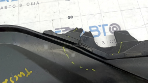 Бампер задний голый нижняя часть Hyundai Tucson 22-24 без парктроников, структура, Korea, примят, трещина, царапины, отсутствуют фрагменты