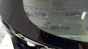 Двері багажника голі зі склом Hyundai Tucson 22-26 Korea електро, тонування, синій PS8