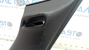 Накладка задней стойки за форточкой левая Mercedes W167 GLE 350 450 20-26 под 3 ряда, черная, царапины