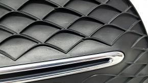 Грати переднього бампера ліва Mercedes W167 GLE 350 450 20-25 структура з хром, під парктроніки, подряпини