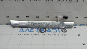 Накладка порога наружная задняя правая Mercedes W167 GLE 350 450 20-26 хром с подсветкой, тычка, царапины
