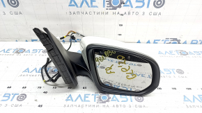 Зеркало боковое правое в сборе Mercedes W167 GLE 350 450 20-25 8+8+4 поворотник, подогрев, подсветка, BSM, камера, белое, скол