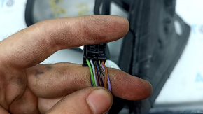 Зеркало боковое правое в сборе Mercedes W167 GLE 350 450 20-25 8+8+4 поворотник, подогрев, подсветка, BSM, камера, белое, скол