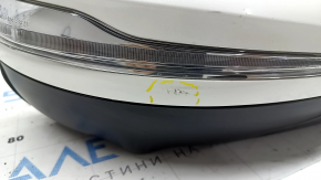 Зеркало боковое правое в сборе Mercedes W167 GLE 350 450 20-25 8+8+4 поворотник, подогрев, подсветка, BSM, камера, белое, скол