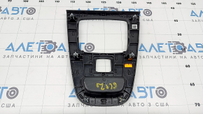 Накладка центральной консоли Mercedes W167 GLE 350 450 20-26 черный глянец, царапины