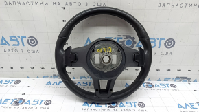 Руль голый Mercedes W167 GLE 350 450 20-23 кожа темно серая без подогрева, с лепестками, царапины, вмятины