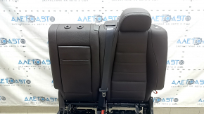 Спинка заднего ряда сидений 2 ряд левая Mercedes W167 GLE 350 450 20-26 кожа коричневая, с ремнем, подлокотником и нижним каркасом, электрическое, под 3 ряда