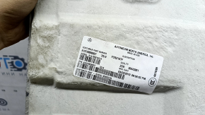 Покрытие пола заднее Mercedes W167 GLE 350 450 20-23 темное серое, под 3 ряда