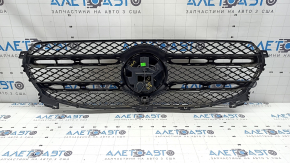 Решетка радиатора в сборе grill Mercedes W167 GLE 350 450 20-23 хром, под радар и камеру, с эмблемой, с подсветкой, сломаны крепления, тычки