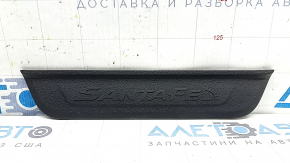 Накладка порога задняя левая внешняя Hyundai Santa FE 19-23 черная