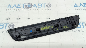 Накладка порога задняя левая внешняя Hyundai Santa FE 19-23 черная