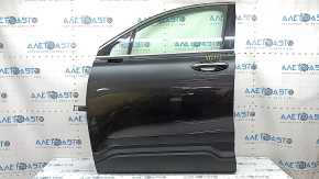 Двері в зборі передня ліва Hyundai Santa FE 19-23 keyless, триплекс, графіт T2G, ручка з хром, відколи