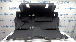 Покрытие пола заднее Mercedes W167 GLE 350 450 20-23 темно серое, под 3 ряда, под чистку