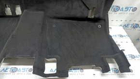 Покрытие пола заднее Mercedes W167 GLE 350 450 20-23 темно серое, под 3 ряда, под чистку