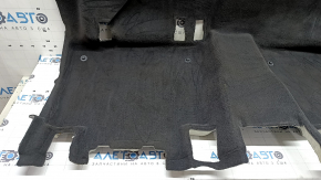 Покрытие пола заднее Mercedes W167 GLE 350 450 20-23 темно серое, под 3 ряда, под чистку