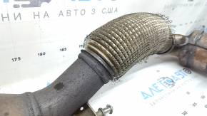 Приймальна труба з каталізатором Audi Q3 8U 15-18 CCTA надірвана сітка, іржава